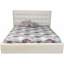 Кровать двуспальная BNB Britania Premium 140 х 190 см С дополнительной цельносварной рамой Экокожа Бежевый Черноморск