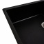 Гранитная мойка для кухни Platinum 7850 ROMA матовая (черная Gold) Ровно
