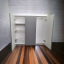 Кухонный пластиковый подвесной шкаф Mikola-M 70 см с покрытием HPL 1122 mat Стрий