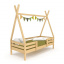 Деревянная кровать для подростка SportBaby Вигвам лак 190х80 см Полтава