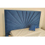 Кровать двуспальная BNB Sunrise Comfort 180 x 190 см Simple С подъемным механизмом и нишей для белья Синий Кривий Ріг