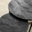 Журнальный стол Adore Décor Модерн S Круглый 40х40х43 см Черный/Угольный камень Тернопіль
