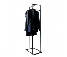 Напольная металлическая стойка для одежды I loft you 170х60х40 см Черный (2051043078)