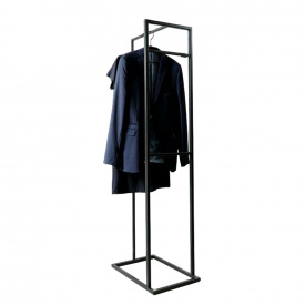 Напольная металлическая стойка для одежды I loft you 170х60х40 см Черный (2051043078)