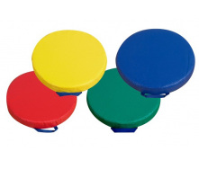Набор сидения круглые Tia-Sport 40х40х5 см красный, желтый, зеленый, синий (sm-0184)