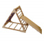 Треугольник Пиклера Sportbaby для раннего развития с сеткой лакированный высота 80 см и горка 100 см Березнеговатое