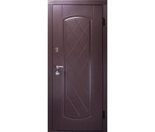 Двери входные Ваш Вид Рубин Краска RAL 8019 850,950х2040х76 Левое/Правое