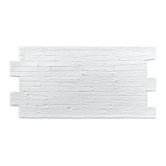 Декоративная ПВХ панель под белый камень 960х480х4мм SW-00001840 Sticker Wall Дніпро