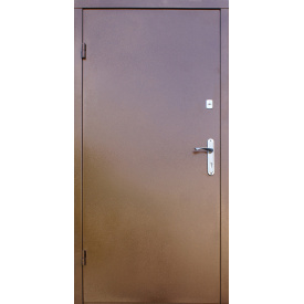 Двери входные металлические уличные тамбурные Металл/Металл Титан Медный антик 860,960х2050х80 Правое/Левое