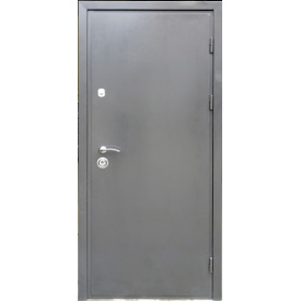 Двери входные металлические Метал/МДФ Рина Антрацит/Венге серый горизонт 860,960х2050х70 Левое/Правое