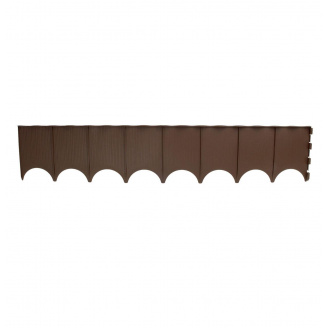 Декоративный бордюр темно-коричневый 11.6 см х 60 см Zmm Maxpol