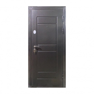 Входная дверь правая ТД 76 1900х960 мм Серый/Мрамор белый