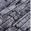 Самоклеющаяся декоративная 3D панель под кирпич уголь 3D Loft 700x770x5мм (1283-5) Харьков