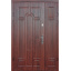 Двері вхідні металеві вуличні Ескада ПВХ 4 Ваш бронзовий Дуб 1200х2050х78 Ліве/праве Київ