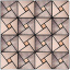 Самоклеющаяся алюминиевая плитка со стразами 300х300х3мм (D) SW-00001774 Sticker Wall Конотоп
