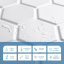 Декоративная ПВХ панель под белые соты 960х480х4мм (D) SW-00001778 Sticker Wall Володарськ-Волинський