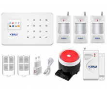 Комплект беспроводной GSM сигнализации для дома, дачи, гаража Kerui alarm G18 (OFHFBBEG679FUNJ)