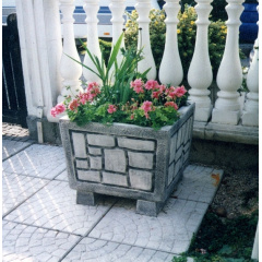 Вазон садовый для цветов Кадушка бетонный Бронзовый Миколаїв