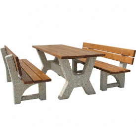 Садовый стол со скамейками «Гарден - Верона"