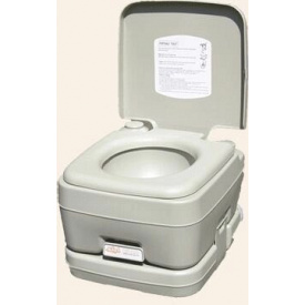 Біотуалет, туалет на портативний кемпінг 10л з поршневим насосом 3010 T