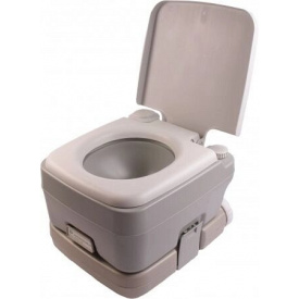 Біотуалет, туалет на портативний кемпінг 10 л з сильфонною помпою PT10 PortaFlush