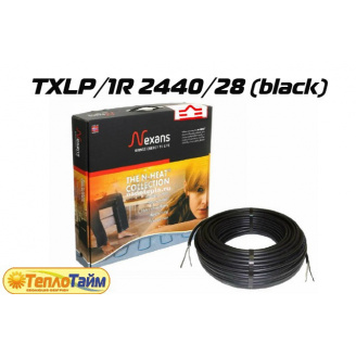 Комплект нагревательный кабель Nexans TXLP/1R 2440/28 black