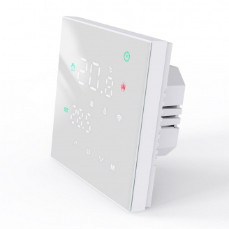 Терморегулятор программируемый для теплого пола с Wi-Fi M3H Белый