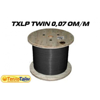 Двухжильный отрезной нагревательный кабель Nexans TXLP TWIN ON DRUM 0,07 OHM/М
