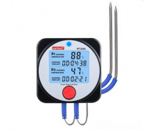Термометр цифровой для барбекю 2-х канальный Bluetooth -40-300°C WINTACT WT308A