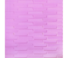 Самоклеящаяся 3D панель Sticker Wall SW-00001349 Пурпурная кладка 700х770х4мм