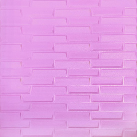 Самоклеящаяся 3D панель Sticker Wall SW-00001349 Пурпурная кладка 700х770х4мм