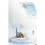 Белая панель ПВХ пластиковая вагонка для стен и потолка RL 3135 Белый лак (5 мм) Riko Миколаїв