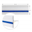 Самоклеящийся плинтус РР белый с синей полоской 2300*70*4мм (D) SW-00001831 Sticker Wall Запоріжжя