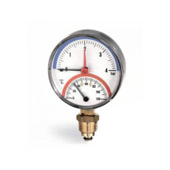 Термоманометр радіальний Arthermo 80 0-4бар 0-120 ° C Михайлівка