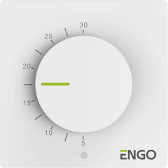 Терморегулятор непрограмований Engo ESIMPLE230W білий Полтава
