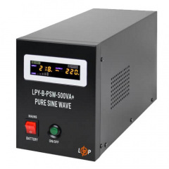 Джерело безперебійного живлення LogicPower 12V LPY-B-PSW-500VA+ (350Вт) 5A/10A з правильною синусоїдою Новояворівськ
