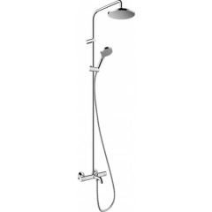 Душова система Hansgrohe Vernis Blend Showerpipe 200 1jet з термостатом хром (26274000) Ромны
