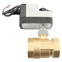 Двоходовий кульовий клапан з електроприводом Tervix Pro Line ZERG НО 11/4 DN32 (205142) Дніпро