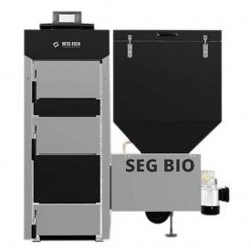 Котел твердопаливний пелетний Metal-Fach Sokol SEG BIO-100 PLATINUM RIGHT + лямбда зонд