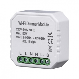 Розумний вимикач – регулятор Tervix Pro Line WiFi Dimmer (1 клавіша) (435421)