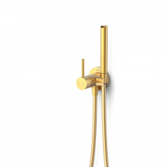 Гігієнічний душ Tres Max-Tres із змішувачем, золото матове 24К (134123OM) Луцьк