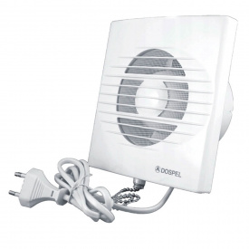 Вентилятор настінний Dospel Rico 100 WP з вимикачем і вилкою