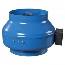 Канальний відцентровий вентилятор Вентс ВКМ 125 Е (бурий короб)