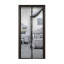 Дверная антимоскитная сетка штора на магнитах цветная Magic Mesh 210*100 см Черный Николаев