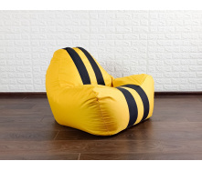 Кресло-мешок груша Rimos Ferrari Оксфорд 120х85см без лого Желтый с черным (M-1 Yellow_Black)