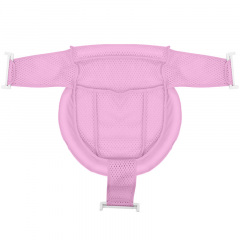 Матрасик коврик для ребенка в ванночку с креплениями Bestbaby 331 Pink Ровно