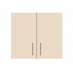 Навесной шкаф-сушка (двухдверный) ширина 500 МАКСИ МЕБЕЛЬ Серый/Ваниль (80001) Ясногородка