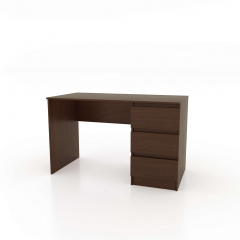 Стол письменный с ящиками без ручек Gusar Line SL2 1200х600х750 мм Дуб венге/Магия Черкаси