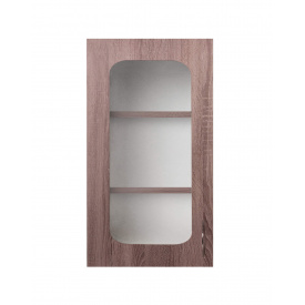 Навесной шкаф-витрина (однодверный) (стекло 4 мм) 0,3 МАКСИ МЕБЕЛЬ (10601)