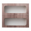 Навесной шкаф-витрина (двухдверный - двери горизонтально) (стекло 4 мм) 0,6 МАКСИ МЕБЕЛЬ (10593) Кропивницький